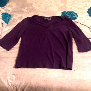 Karen Scott mid sleeve top